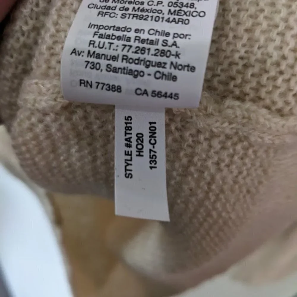 J Crew | Ruffle Neck Sweater in Cream - Picture 8 of 8